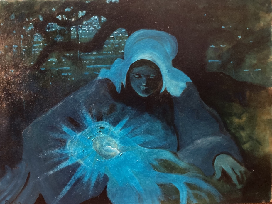 Blue Madonna by Chestee Harrington
